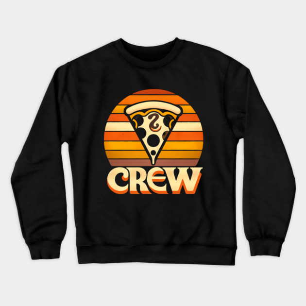 Funny Pizza Crew, Pizza Lover Crewneck Sweatshirt by logiamerch
