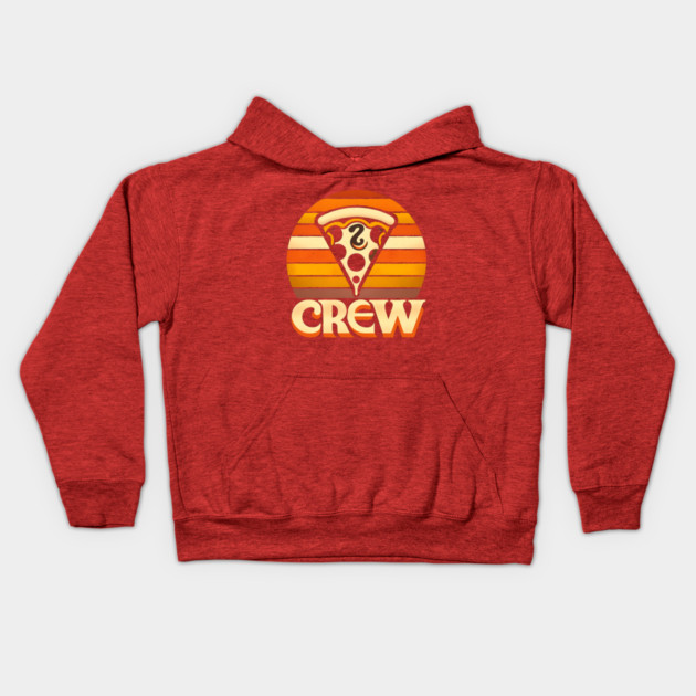 Funny Pizza Crew, Pizza Lover Kids Hoodie by logiamerch