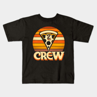 Funny Pizza Crew, Pizza Lover Kids T-Shirt