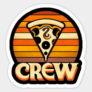 Funny Pizza Crew, Pizza Lover Sticker