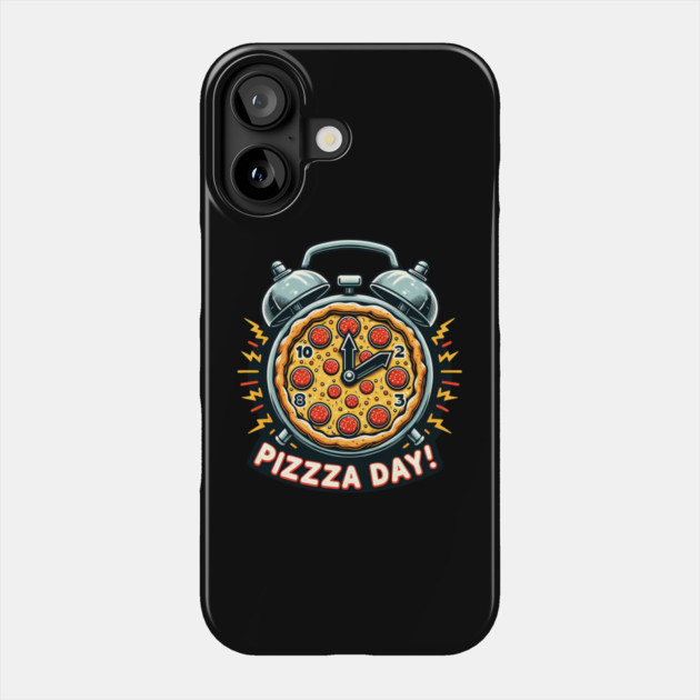 Funny Pizza Day, Pizza Lover Phone Case by logiamerch