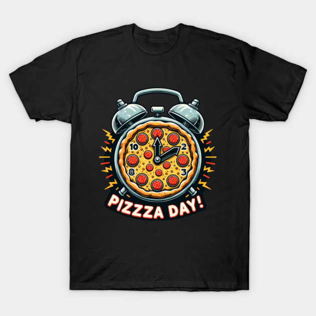 Funny Pizza Day, Pizza Lover T-Shirt by logiamerch