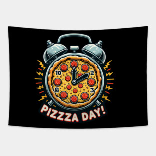 Funny Pizza Day, Pizza Lover Tapestry