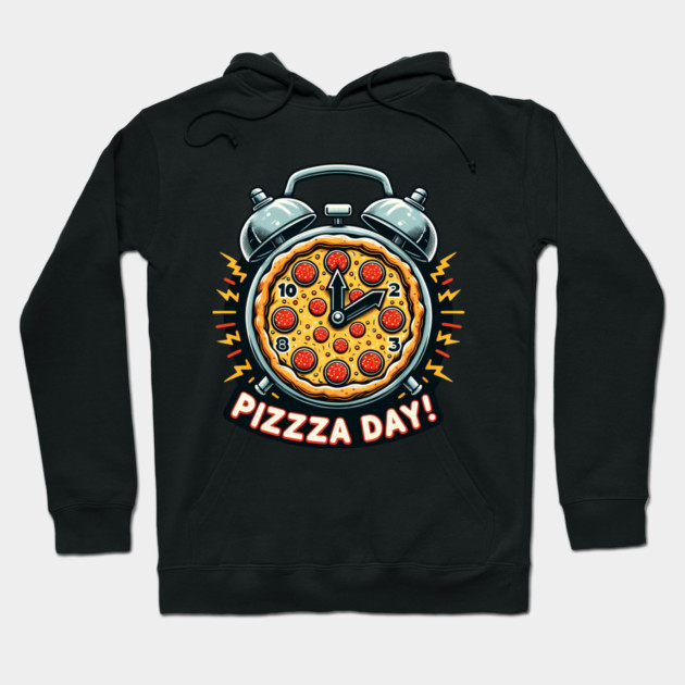 Funny Pizza Day, Pizza Lover Hoodie by logiamerch