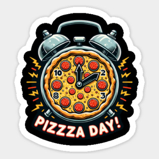 Funny Pizza Day, Pizza Lover Sticker