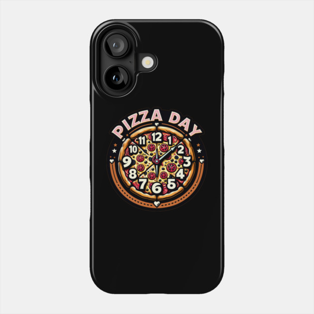 Funny Pizza Day, Pizza Lover Phone Case by logiamerch