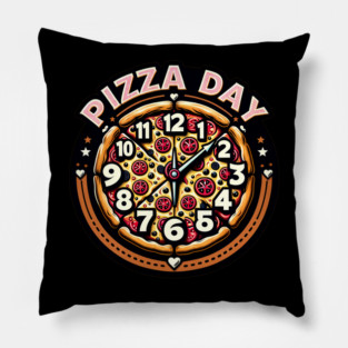 Funny Pizza Day, Pizza Lover Pillow