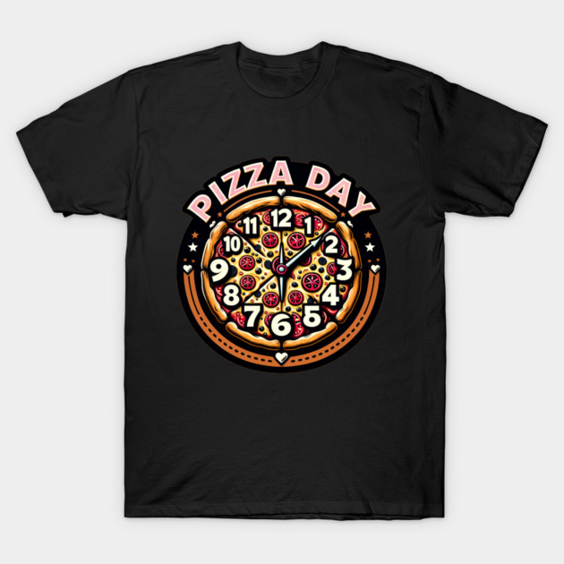 Funny Pizza Day, Pizza Lover T-Shirt by logiamerch