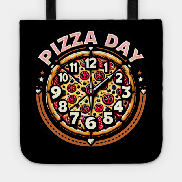 Funny Pizza Day, Pizza Lover Tote by logiamerch