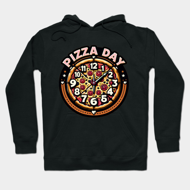 Funny Pizza Day, Pizza Lover Hoodie by logiamerch