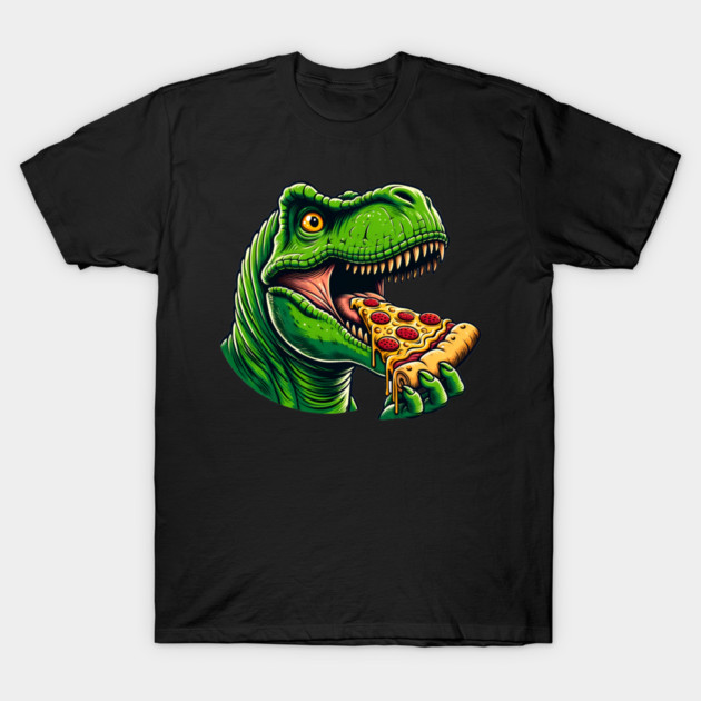 Funny Pizza T rex Dinosaur, Pizza Lover T-Shirt by logiamerch