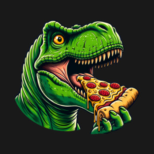 Funny Pizza T rex Dinosaur, Pizza Lover T-Shirt