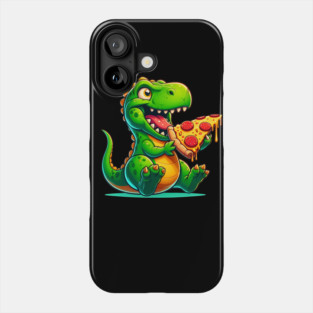 Funny Pizza T rex Dinosaur, Pizza Lover Phone Case