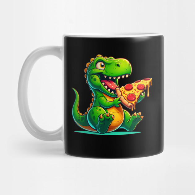 Funny Pizza T rex Dinosaur, Pizza Lover by logiamerch