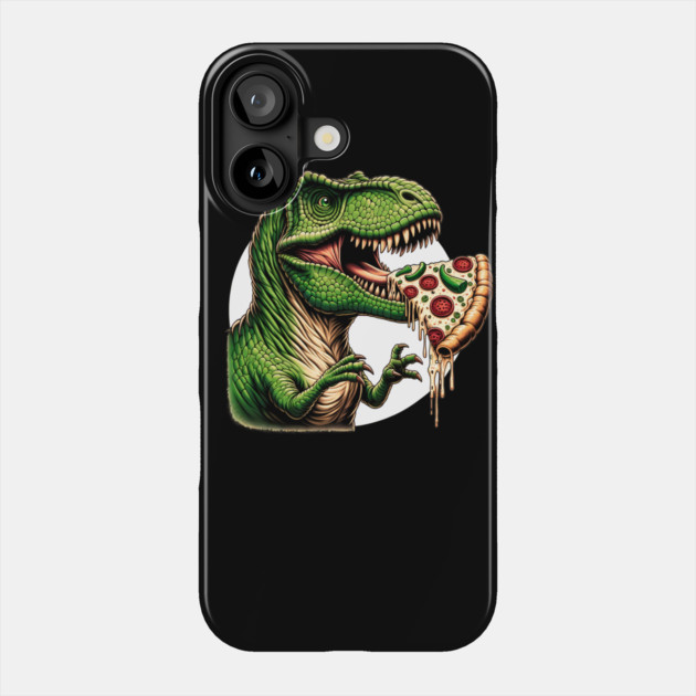 Funny Pizza T rex Dinosaur, Pizza Lover Phone Case by logiamerch