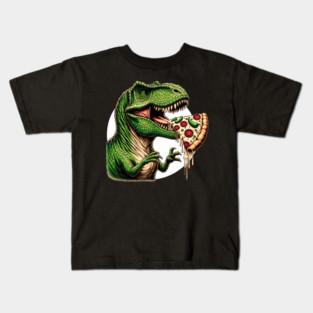 Funny Pizza T rex Dinosaur, Pizza Lover Kids T-Shirt