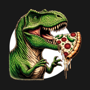 Funny Pizza T rex Dinosaur, Pizza Lover T-Shirt