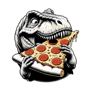 Funny Pizza T rex Dinosaur, Pizza Lover T-Shirt