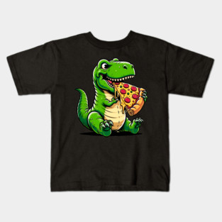 Funny Pizza T rex Dinosaur, Pizza Lover Kids T-Shirt