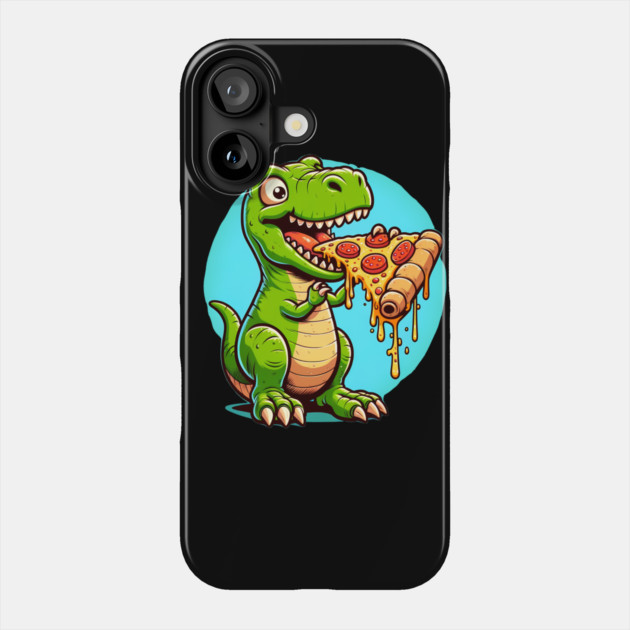 Funny Pizza T rex Dinosaur, Pizza Lover Phone Case by logiamerch