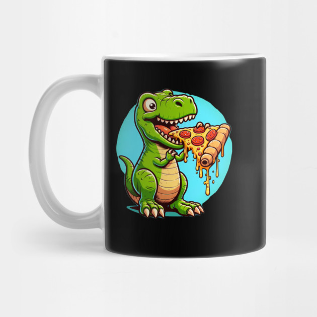 Funny Pizza T rex Dinosaur, Pizza Lover by logiamerch