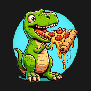 Funny Pizza T rex Dinosaur, Pizza Lover T-Shirt