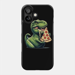 Funny Pizza T rex Dinosaur, Pizza Lover Phone Case
