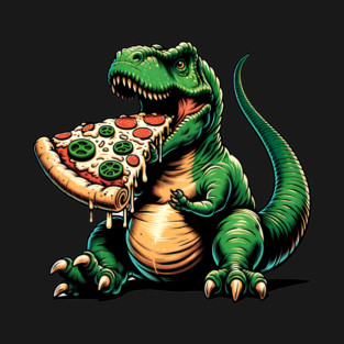 Funny Pizza T rex Dinosaur, Pizza Lover T-Shirt