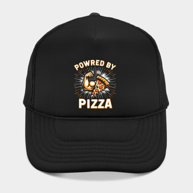 Funny Powered by Pizza by logiamerch