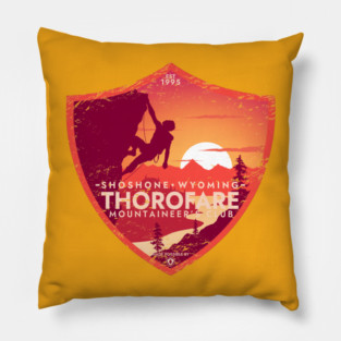 Firewatch: Mountaineer's Club (worn) Pillow