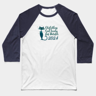Childless Cat Lady Baseball T-Shirt