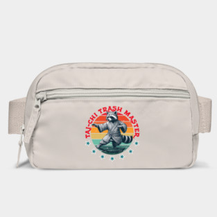 Tai Chi Art Martial Funny Raccoon Tai Chi Trash Master T-Shirt Bag