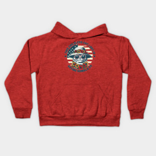 This Childless Cat Lady Is Voting Kamala'24 - Vintage style Kids Hoodie