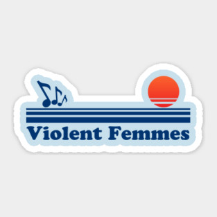 violent femmes retro Sticker