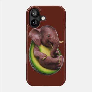 Avocado Elephant Baby Phone Case