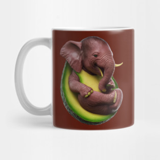 Avocado Elephant Baby Mug