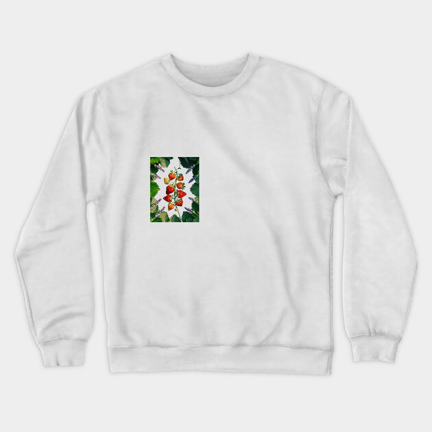 Strawberries plant Crewneck Sweatshirt by animegirlnft