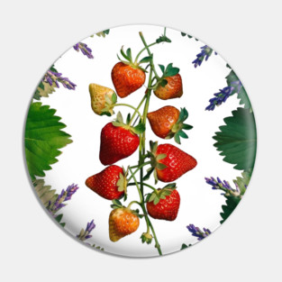 Strawberries plant Pin