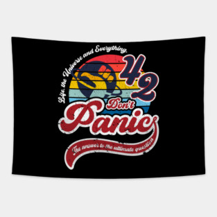 Dont panic Tapestry