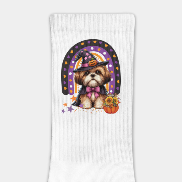 Halloween Shih Tzu Dog Lover by JessArty