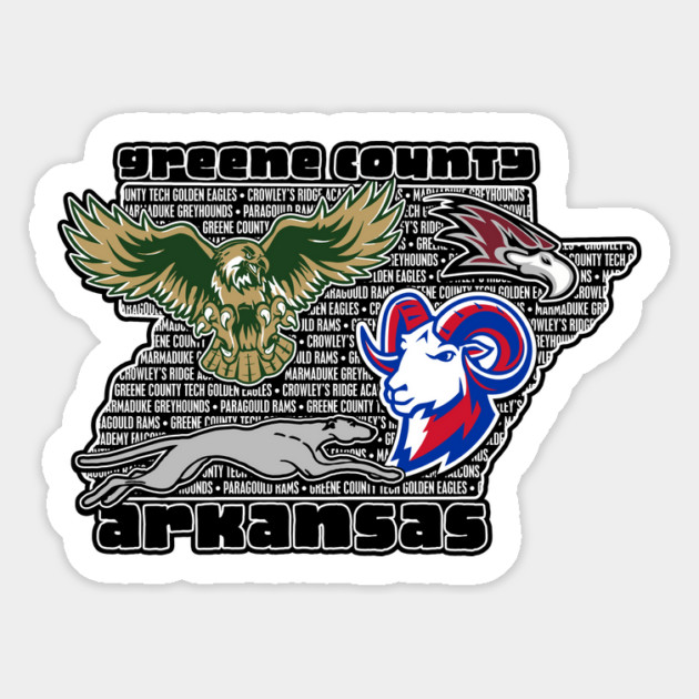 Greene County Mascots Magnet by rt-shirts