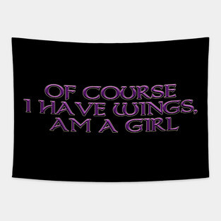 I Have Wings Tapestry