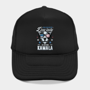 THIS CHILDLESS DOG LADY IS VOTING KAMALA HARRIS 2024 Hat