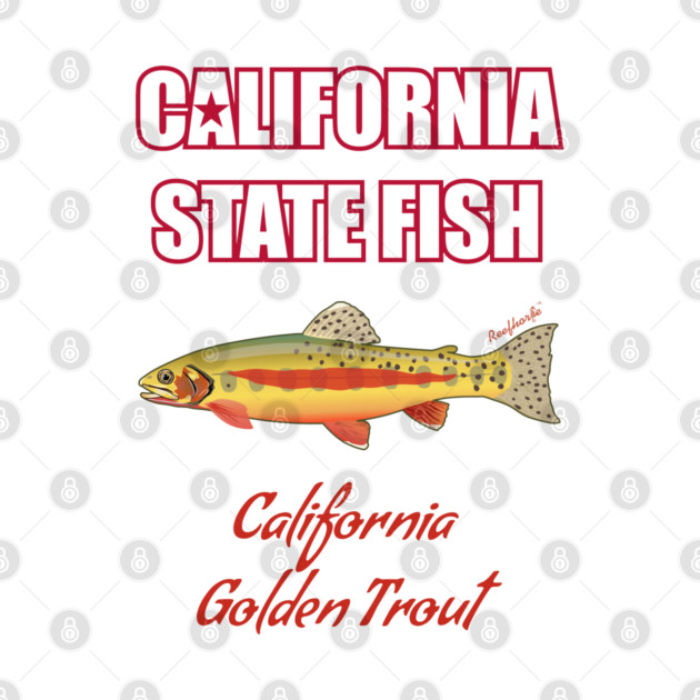 California State Freshwater Fish - Golden Trout by Reefhorse