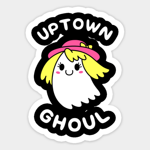 Uptown Ghoul Sticker by dumbshirts