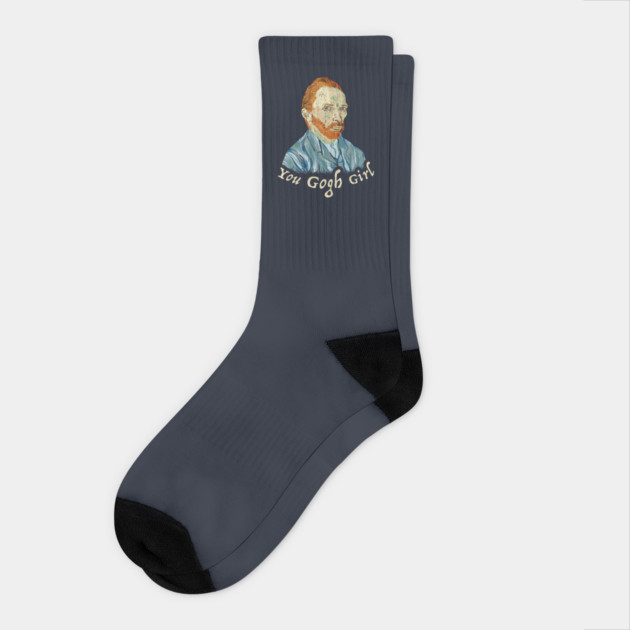 You Gogh Girl Socks by dumbshirts