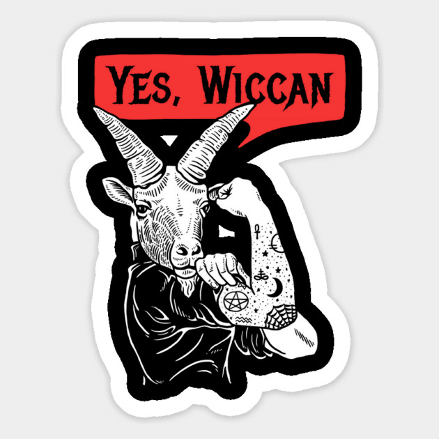 Yes Wiccan Magnet by dumbshirts