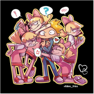 Psychology of Helga version three no background Posters and Art