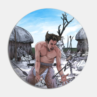 Ace Ventura-Spear-Fight Scene Pin