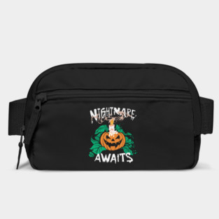 Haunt Forevermore Design: Spooky Jack-o'-Lantern & Haunted House - Halloween Art Bag